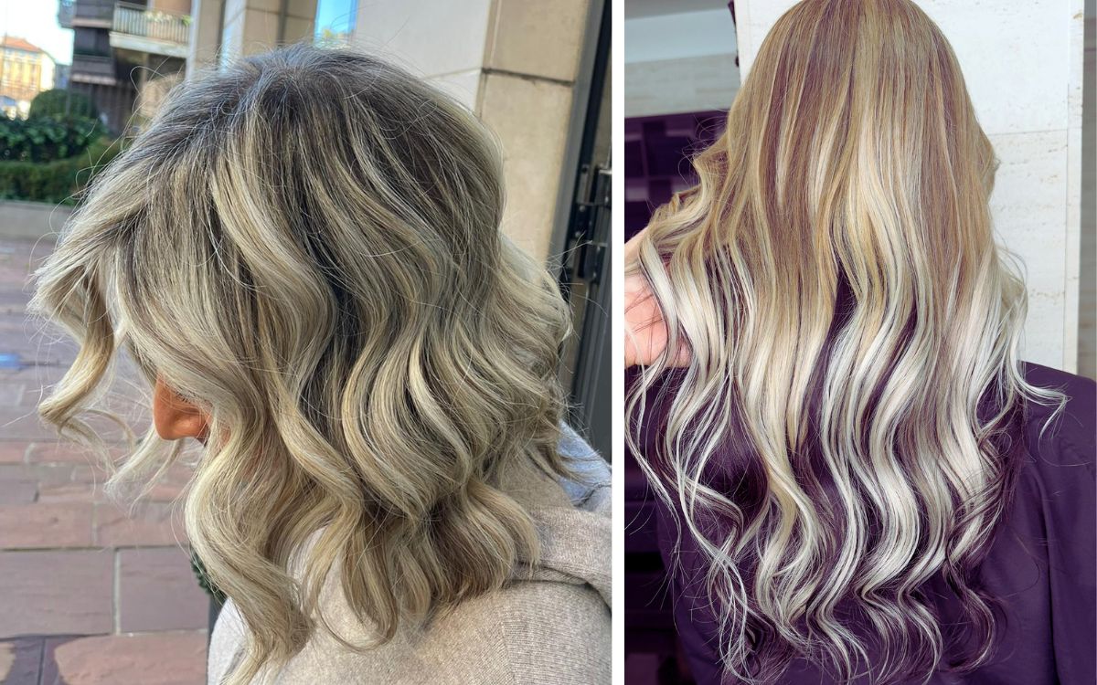 balayage-biondo-freddo- Uniche Milano